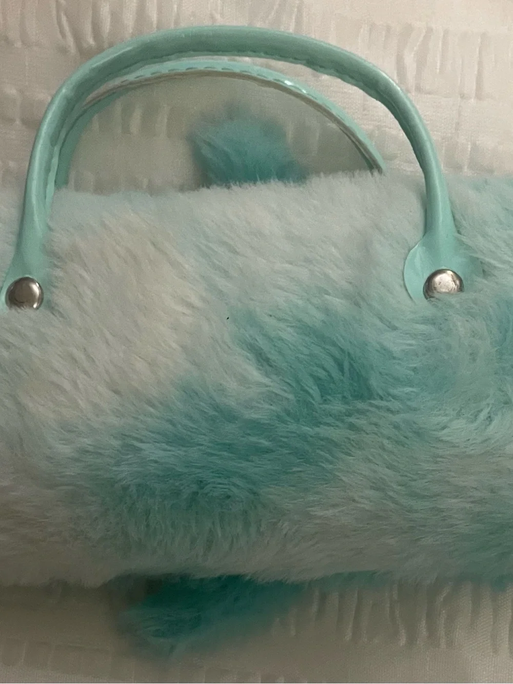 Teal Sequin Sloth Plush Bag